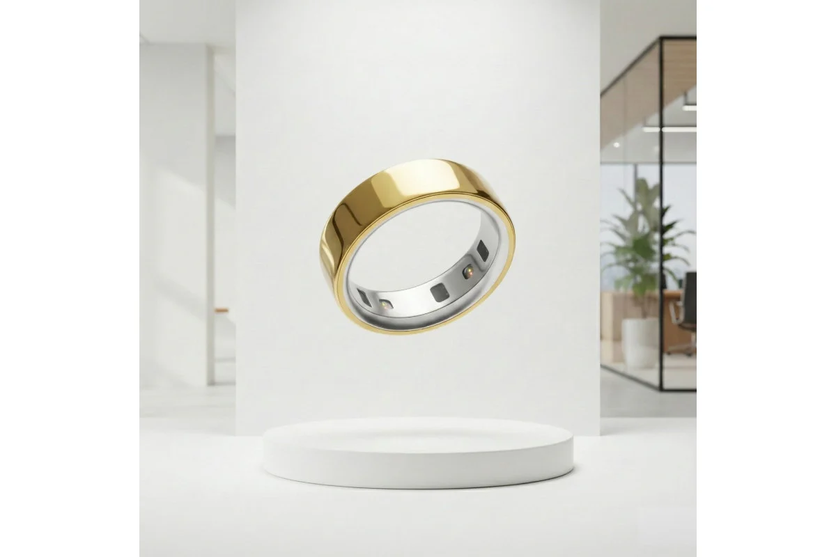 Oura Ring 4 Gold Size 6 - Advanced Wellness Tracker in Titanium - Image 2