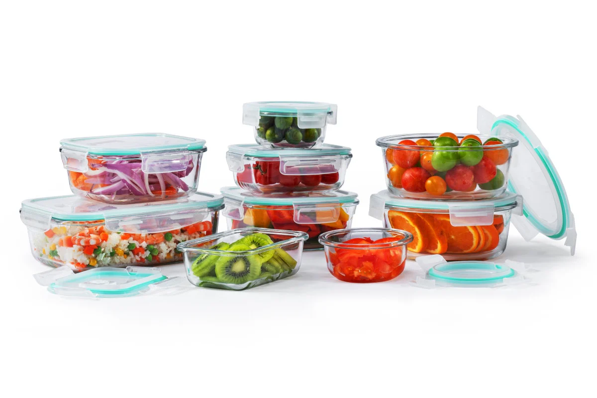 Ovela 9 Piece Glass Container Set Leak Proof Borosilicate - Image 5