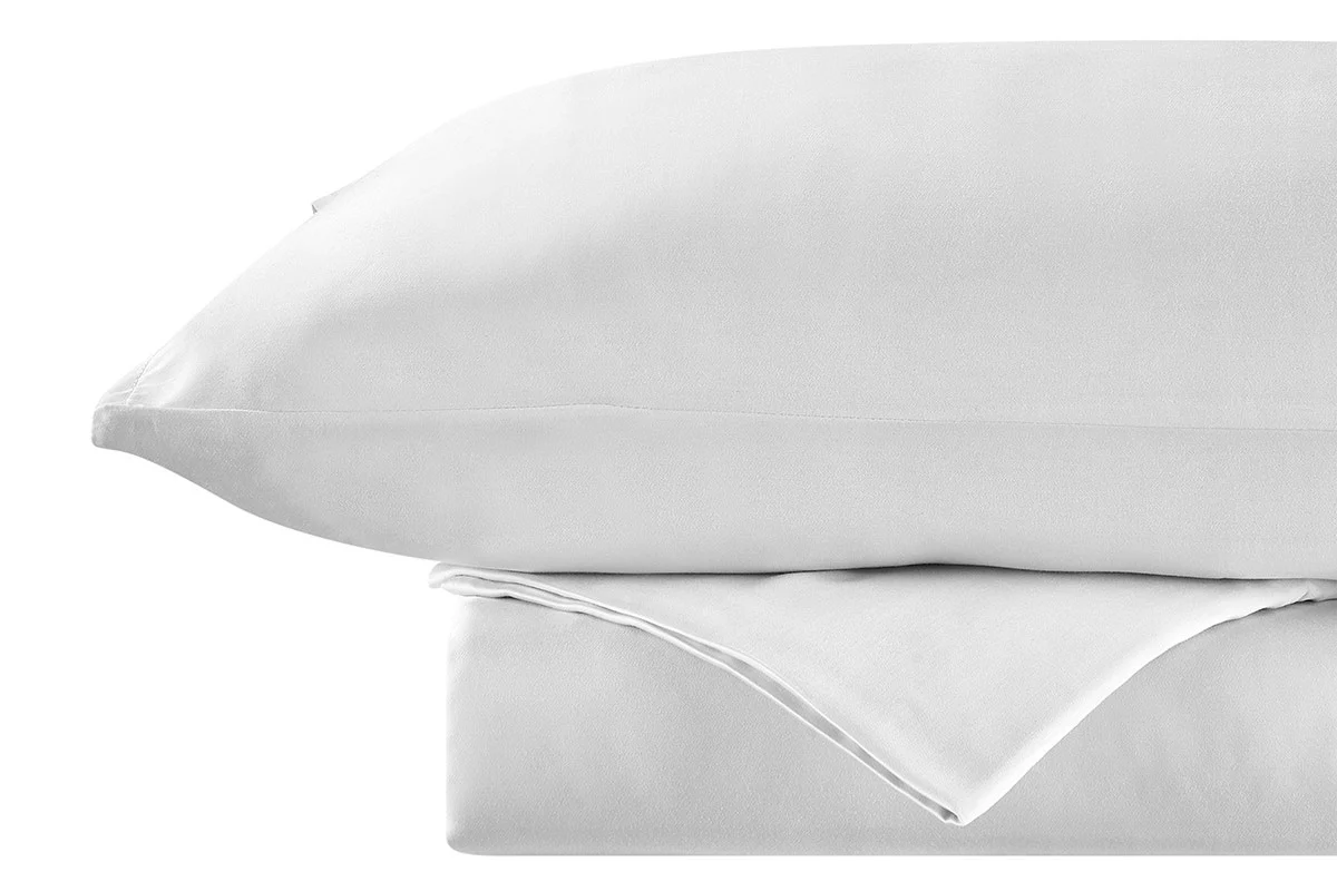 Ovela Bamboo Quilt Cover Set White Queen 100% Natural - Image 4