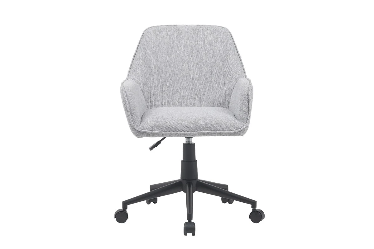 Ovela Milly Grey Fabric Office Chair - Adjustable & Comfortable Design - Image 9