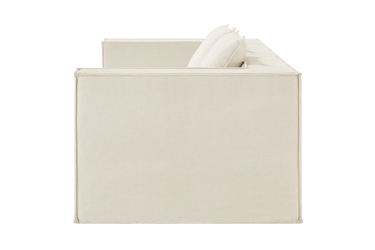 Ovela Softly 2 Seater Compressed Sofa Cream High Density Foam - Image 6