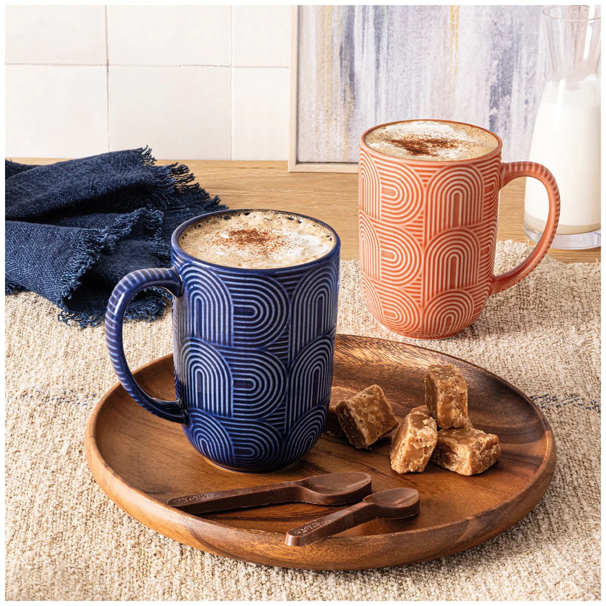 over&back Arch Mugs 480ml Capacity Stoneware 6 Pack Assorted - Image 5