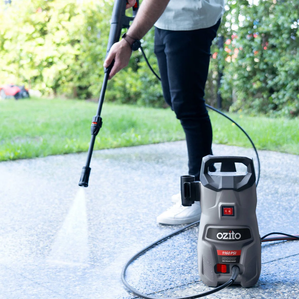 Ozito 1000W High Pressure Washer HPW 1160 - 1160PSI - Compact Design - Image 4