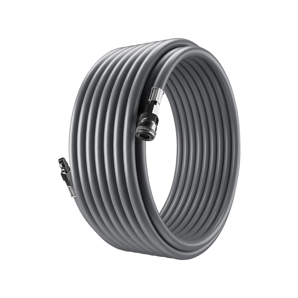 Ozito Air Hose - 20m x 3/8” - PVC - Quick Release Fittings