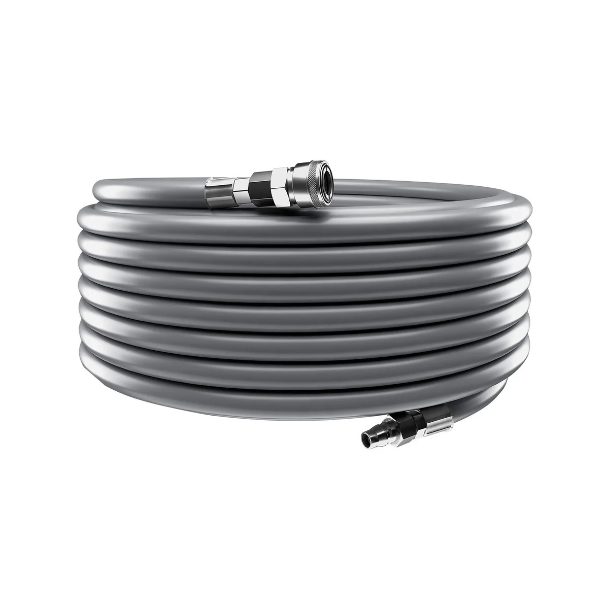 Ozito Air Hose - 20m x 3/8” - PVC - Quick Release Fittings - Image 2