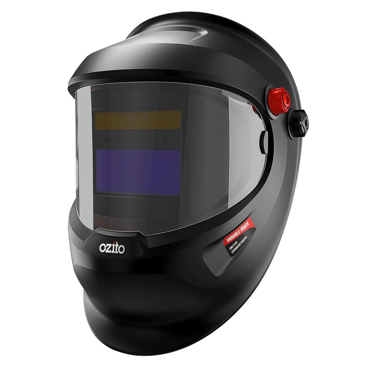 Ozito Auto Darkening Welding Helmet - 5-9 | 9-13 - Plastic - Variable Shade