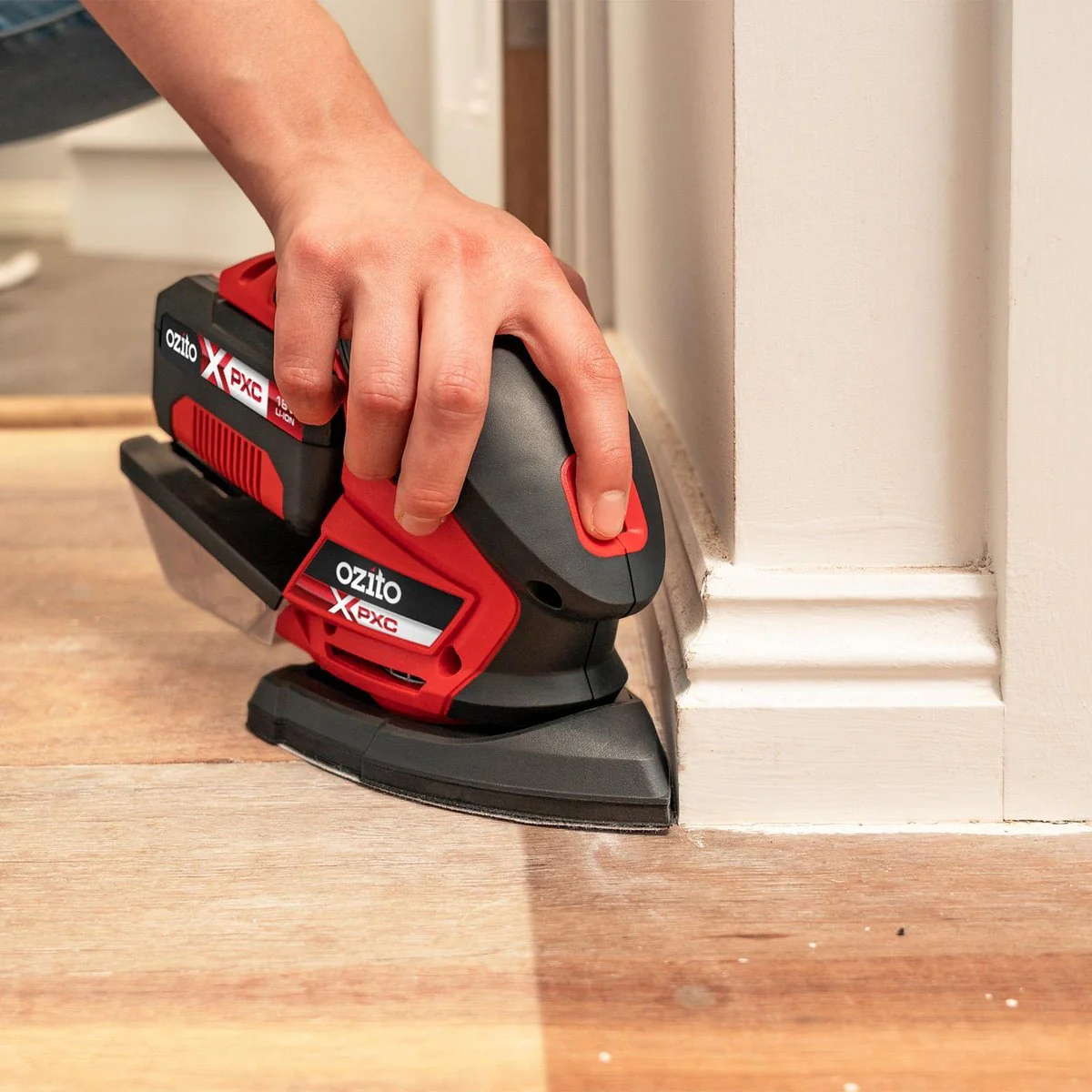 Ozito Cordless Detail Sander - Skin Only - Plastic - Lightweight - Image 3