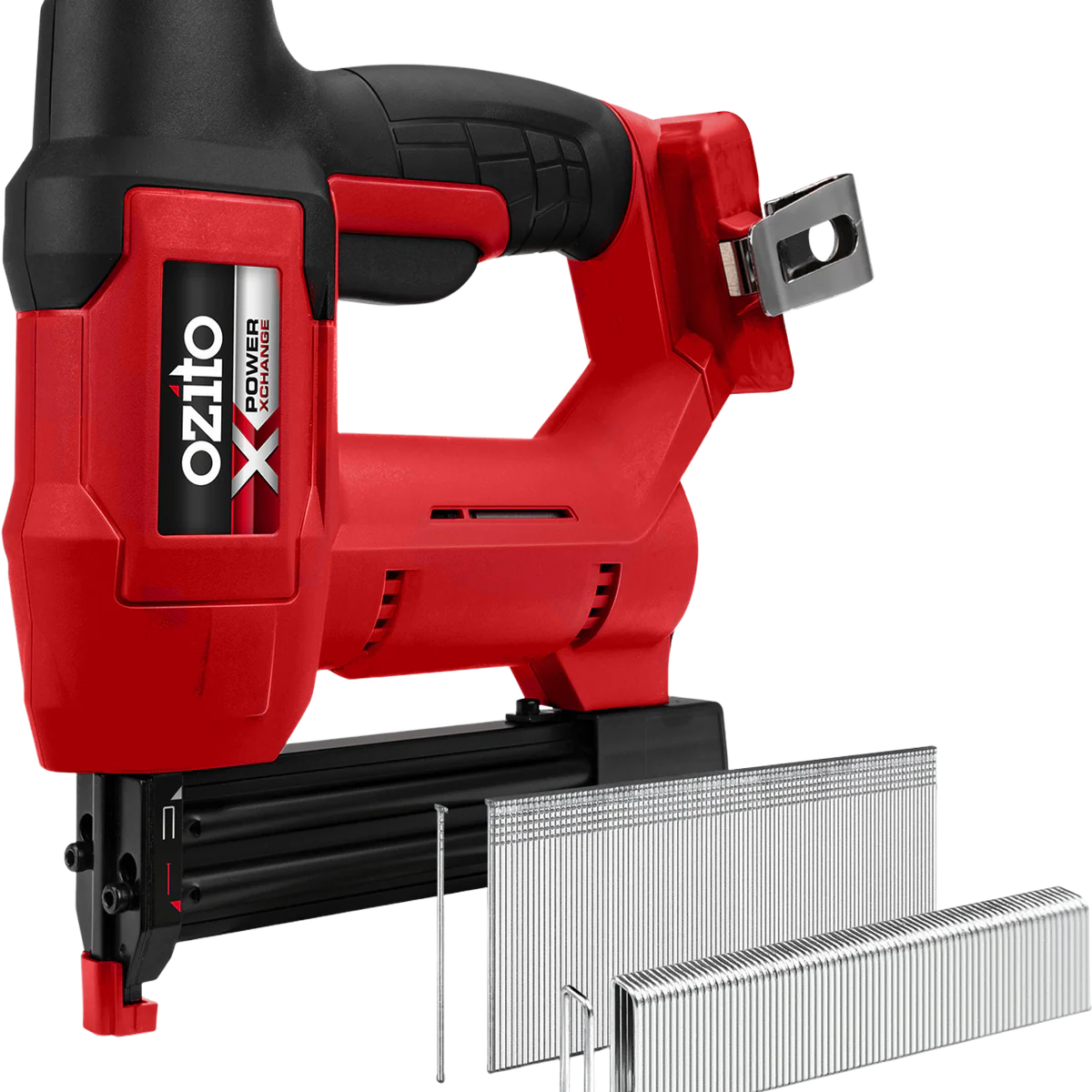 Ozito PXC 18V Cordless 2-in-1 Nail and Staple Gun PXNGS-018 - 290mm x 100mm x 240mm