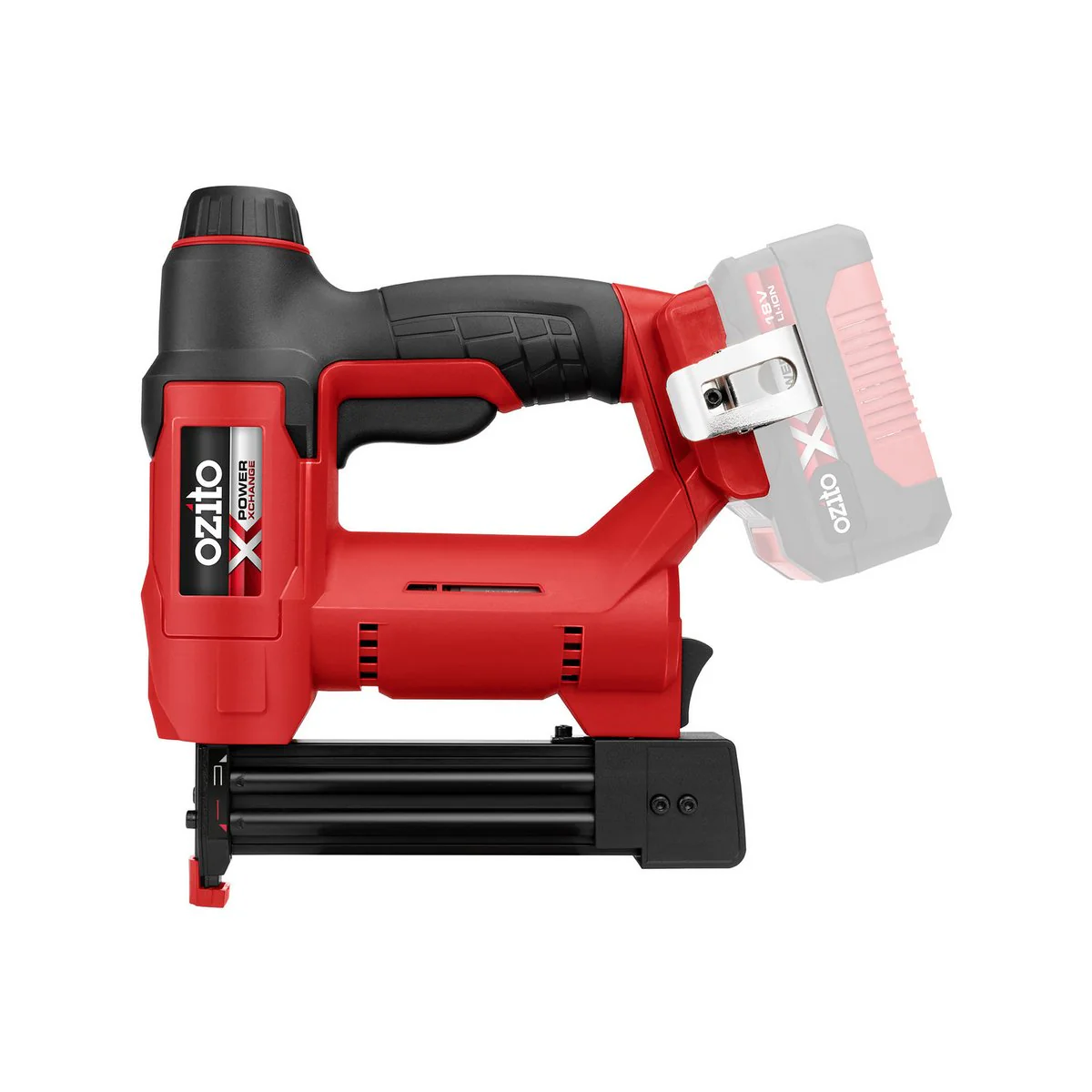 Ozito PXC 18V Cordless 2-in-1 Nail and Staple Gun PXNGS-018 - 290mm x 100mm x 240mm - Image 2