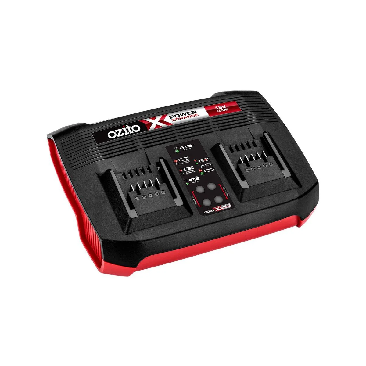 Ozito Multi Battery Fast Charger - 18V - Plastic - Wall Mountable