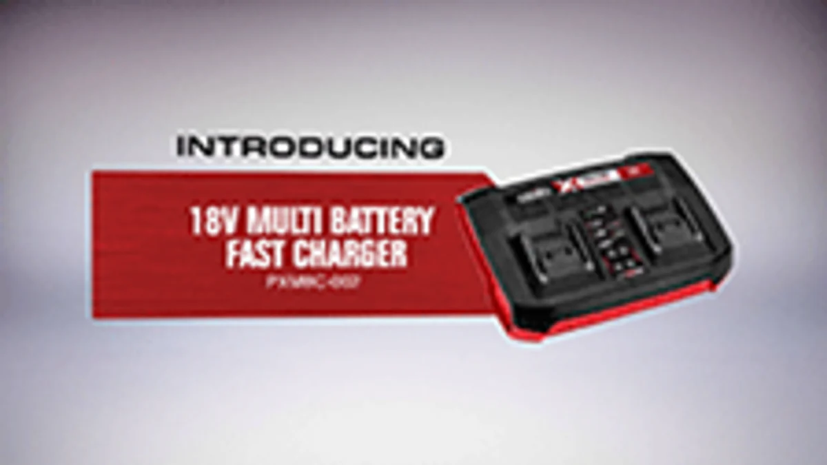 Ozito Multi Battery Fast Charger - 18V - Plastic - Wall Mountable - Image 4