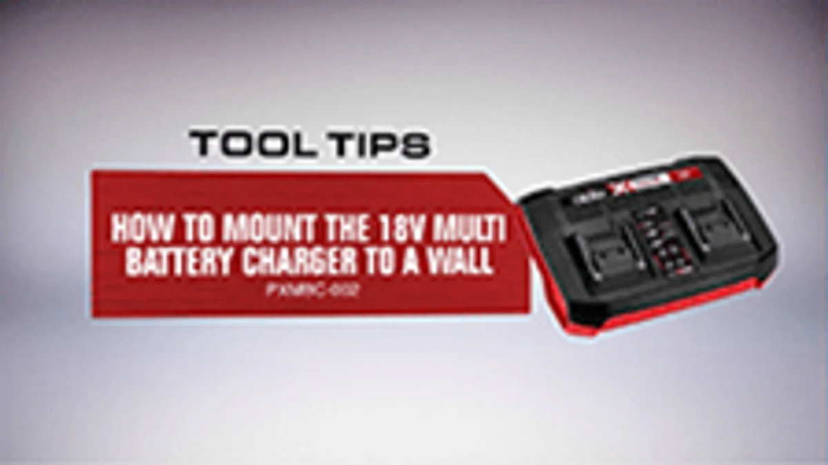 Ozito Multi Battery Fast Charger - 18V - Plastic - Wall Mountable - Image 5