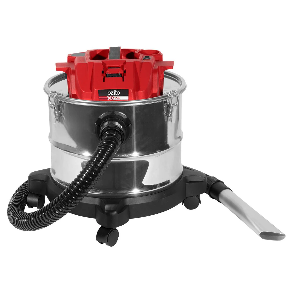 Ozito PXC 18V Ash Vacuum - 15L Steel Tank - Efficient Cold Ash Cleaning - Image 2