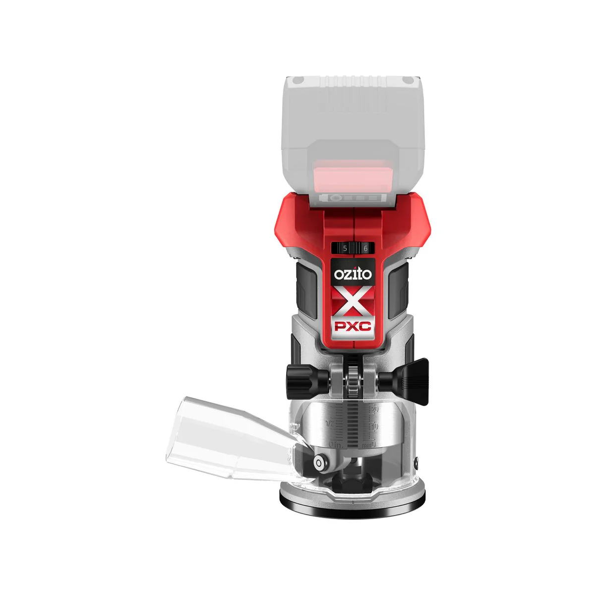 Ozito PXC 18V Brushless Trim Router - 30000 RPM - Skin Only - Cordless - Image 2