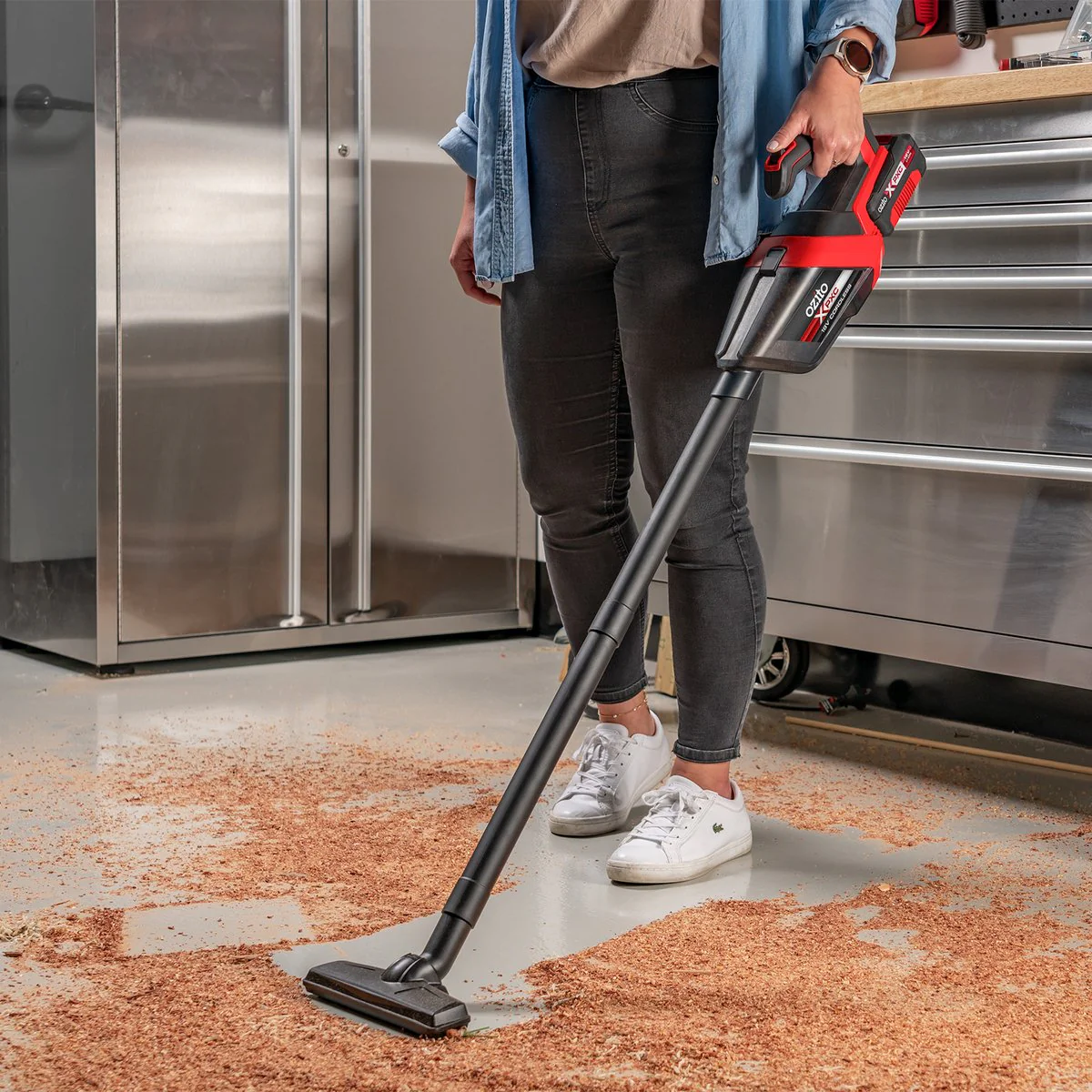 Ozito PXC 18V Cordless Hand Vacuum - 600ml - 2 Speed - Lightweight - Image 3