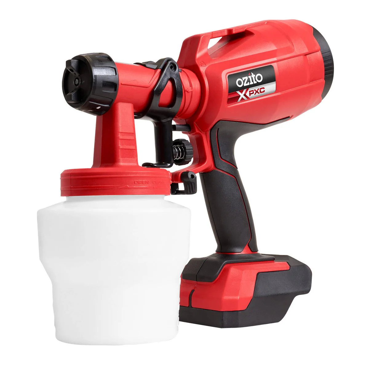 Ozito PXC 18V Paint Spray Gun PXSGS 018 - 247mm x 167mm x 280mm - Outdoor Use