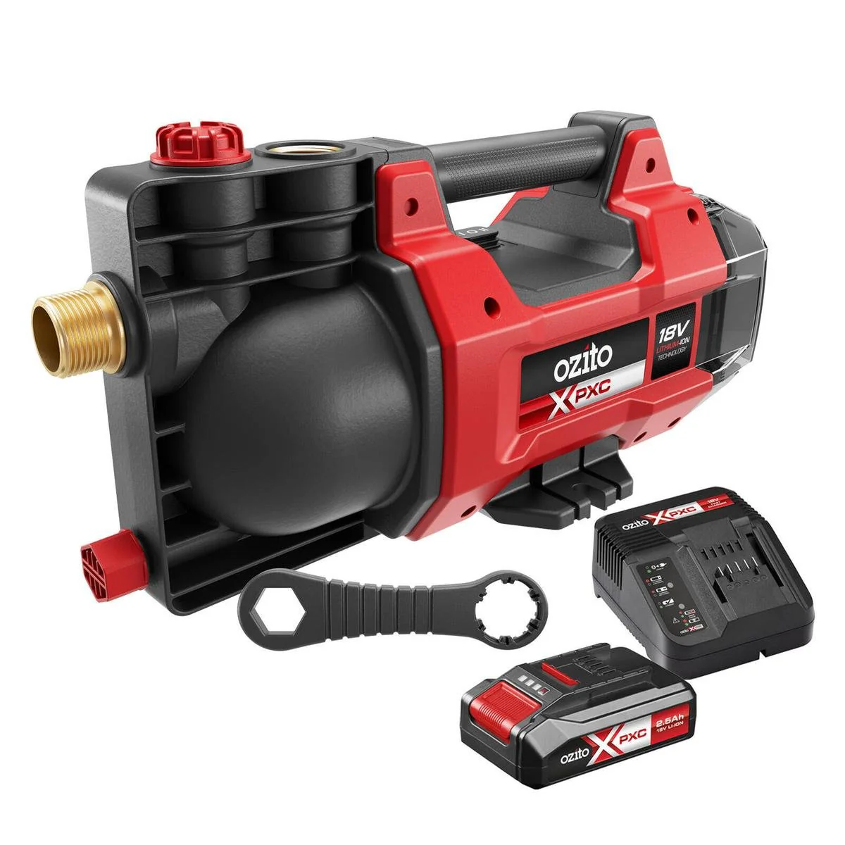 Ozito PXC 18V Transfer Pump Kit PXTPK 250 - 2,800L/H - 6m Suction Depth