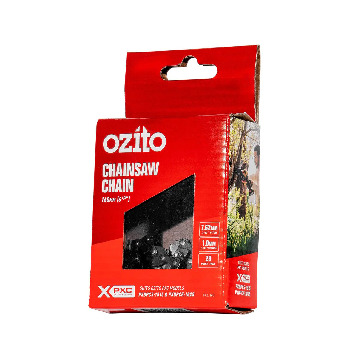 Ozito PXC Pruning Chainsaw Chain - 160mm - 28 Drive Links - Efficient Cutting