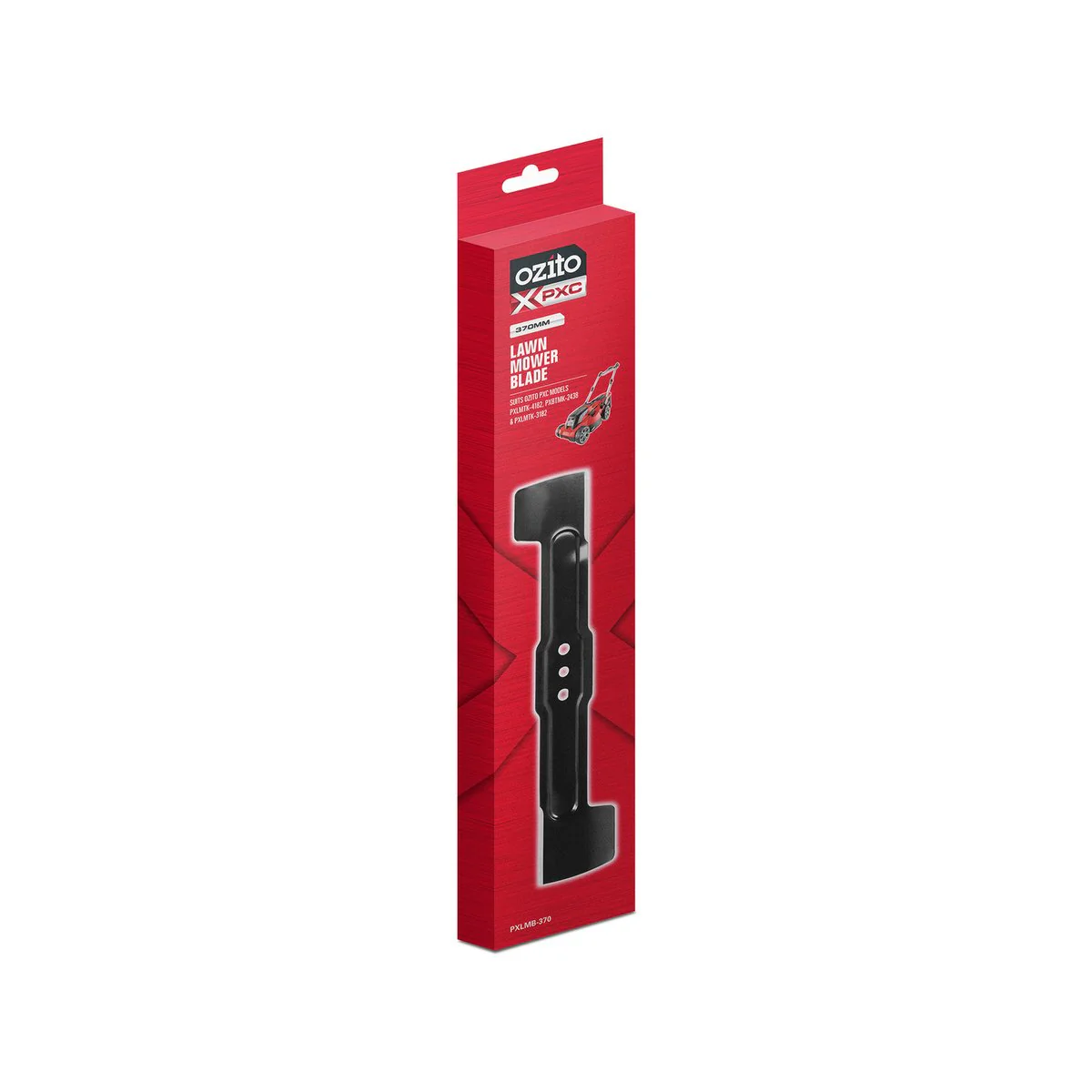 Ozito PXC Replacement Lawn Mower Blade - 370mm - Fits PXLMTK 4182, PXBTMK 2438 - Genuine Steel Blade - Image 2