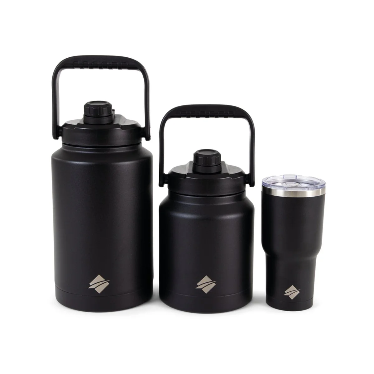 Oztrail 2.5L Insulated Jug Drink Flask - Matte Charcoal - 18/8 Stainless Steel - Image 5