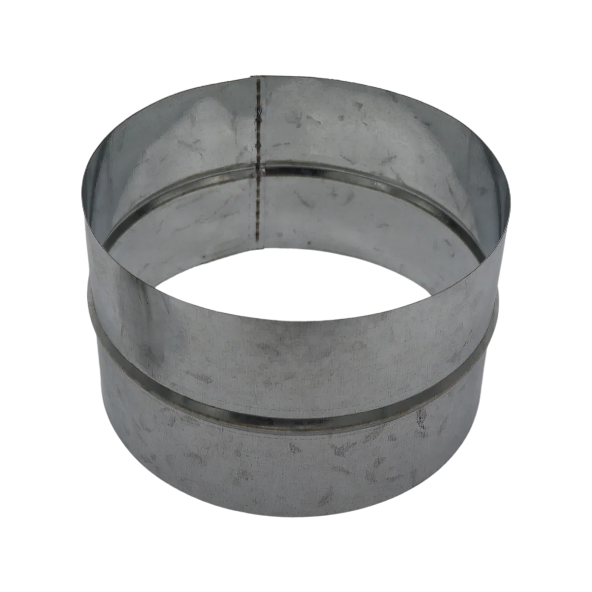 Pacific Air 100mm Duct Connector - Galvanised Steel - Easy Installation