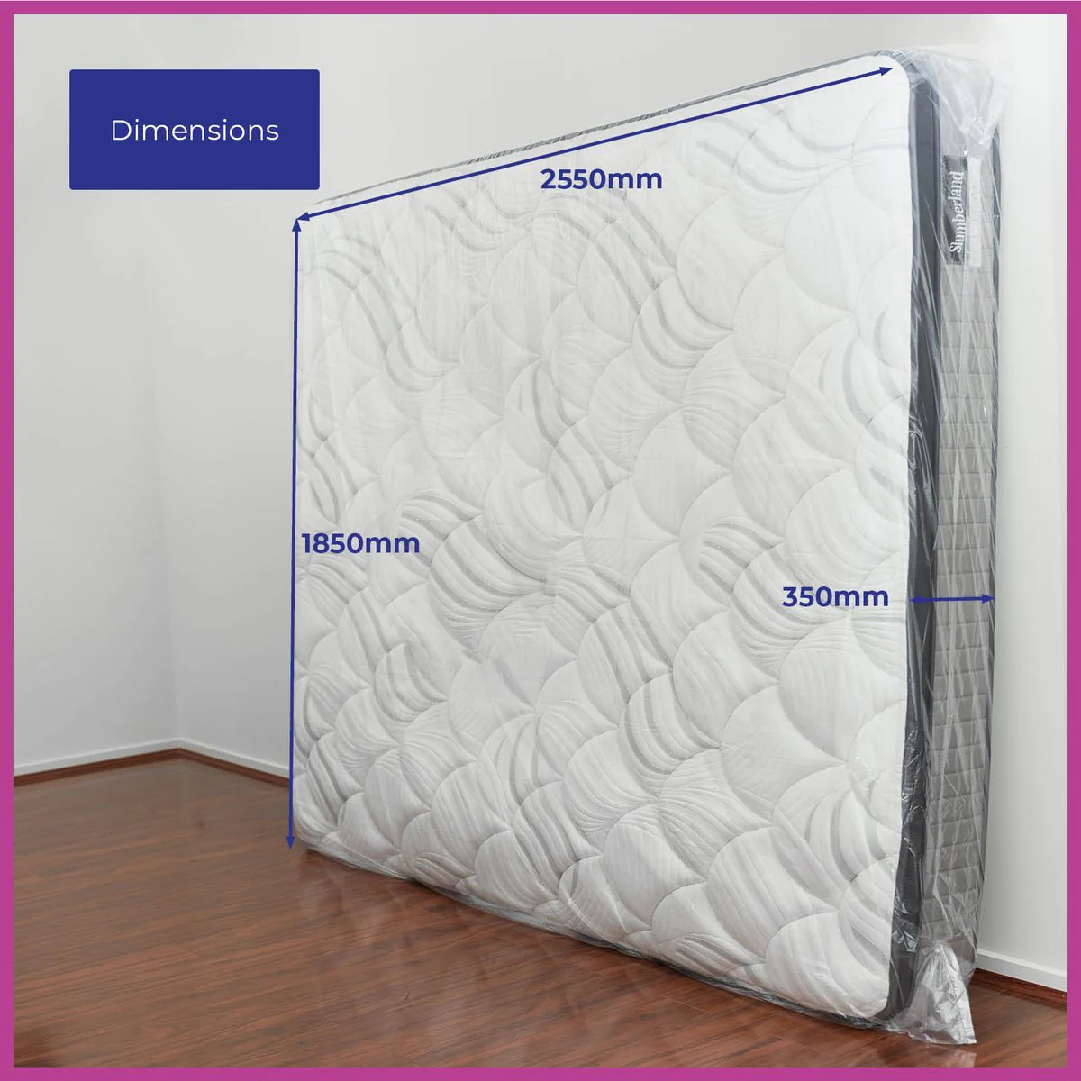 Packz Mattress King Cover - 2550 x 1850 x 350mm - Clear - Reusable Protection - Image 4
