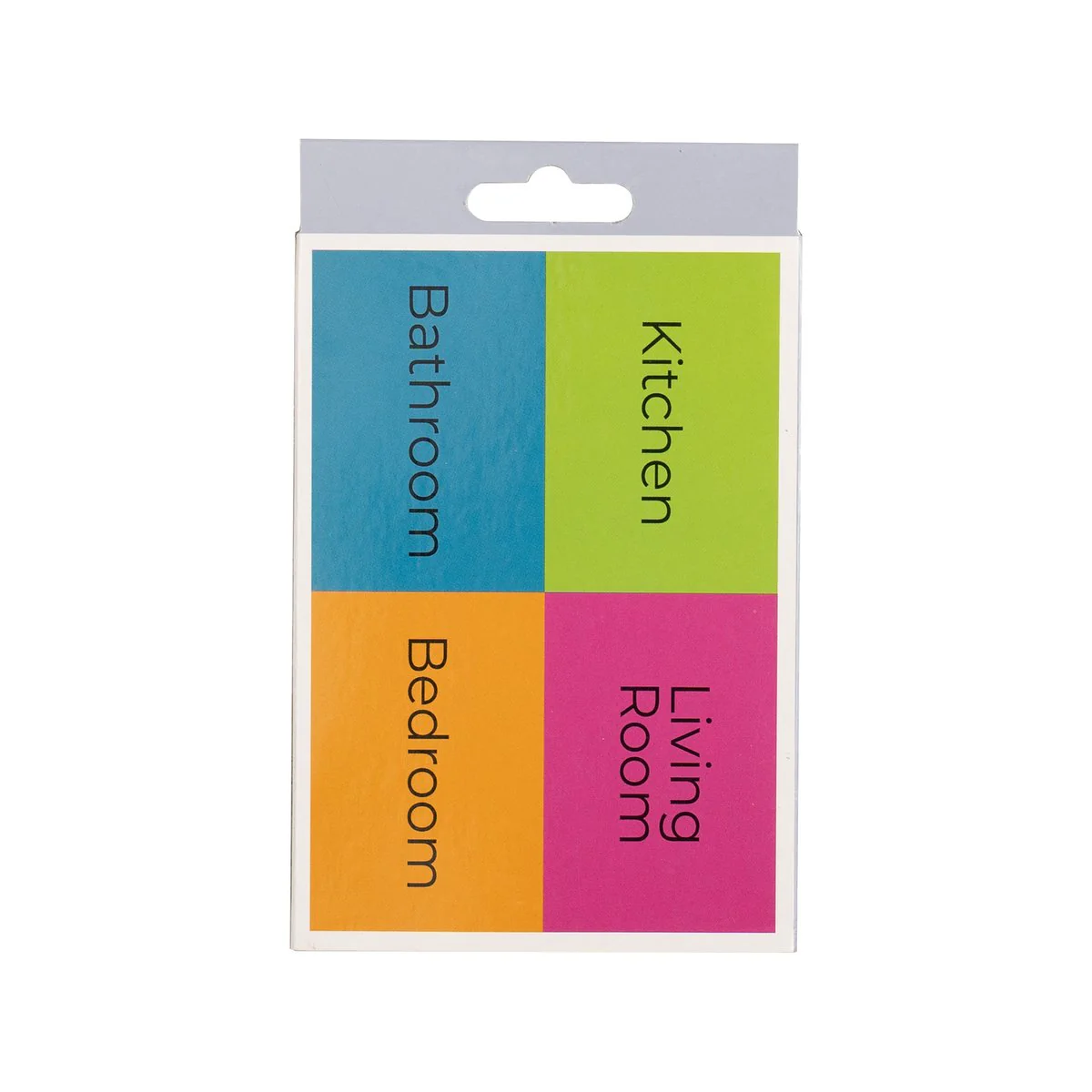 Packz Room Labels 110 x 75mm - 60 Pack - Strong Adhesive - Easy Application - Image 2
