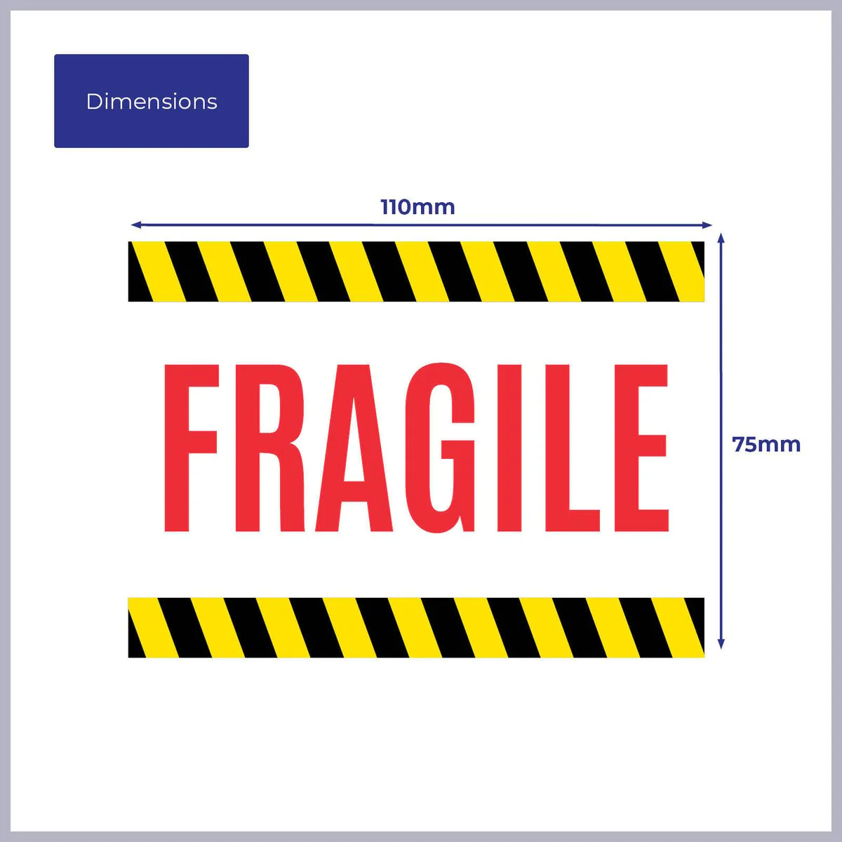 Packz Room Labels 110 x 75mm - 60 Pack - Strong Adhesive - Easy Application - Image 3