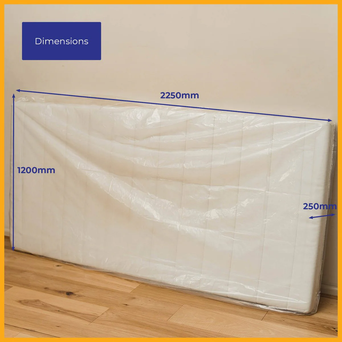 Packz Single Mattress Cover 2250 x 1200 x 250mm - Clear - Reusable Protection - Image 4