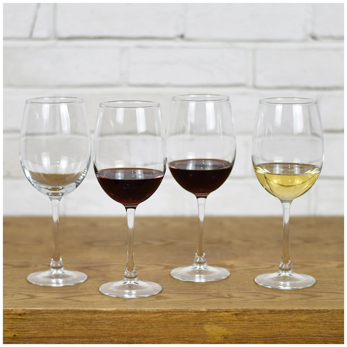 Wine Glasses Party Pack Capacity 470ml Clear Glass Set of 18 Dishwasher Safe - Image 3