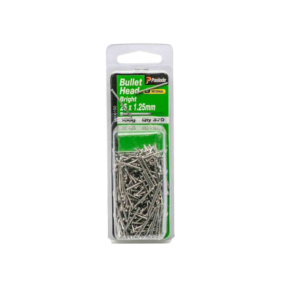 Paslode Bullet Head Nails 25mm Bright Steel 370 Pack General Purpose