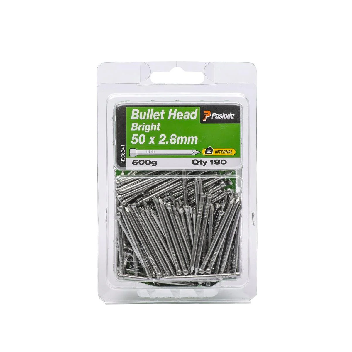 Paslode Bullet Head Nails 50mm 2.8mm Bright Steel 190 Pack