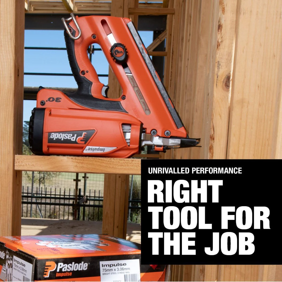 Paslode Cordless Nail Gun - 3.3kg - Lithium Ion - Framing Applications - Image 5