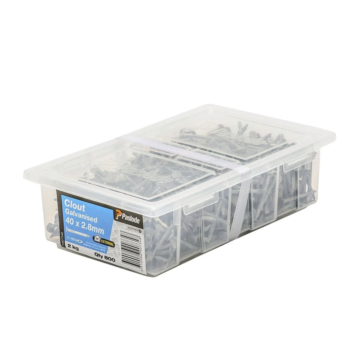 Paslode Galvanised Clouts 40mm x 2.8mm 2kg Pack Durable Fasteners