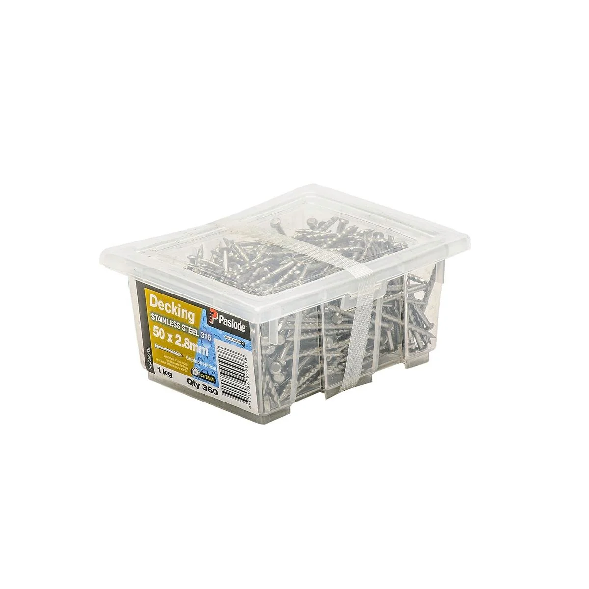 Paslode Griplock Nails 50mm 2.8mm Stainless Steel 360 Pack