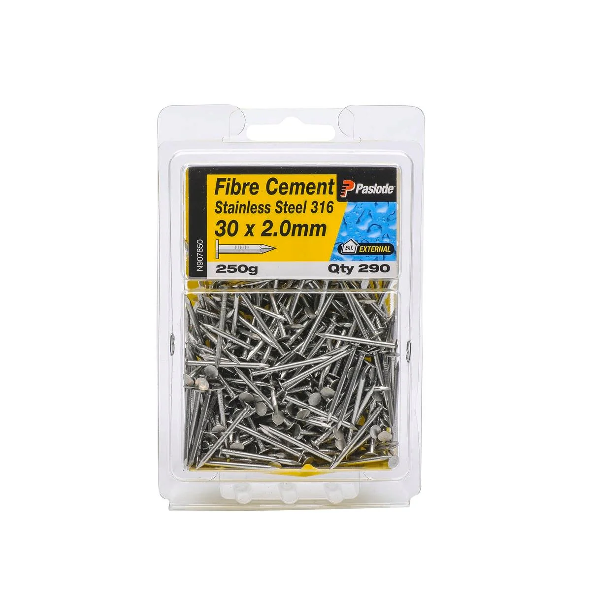 Paslode Stainless Steel Fibre Cement Nails 30mm 2mm 290 Pack