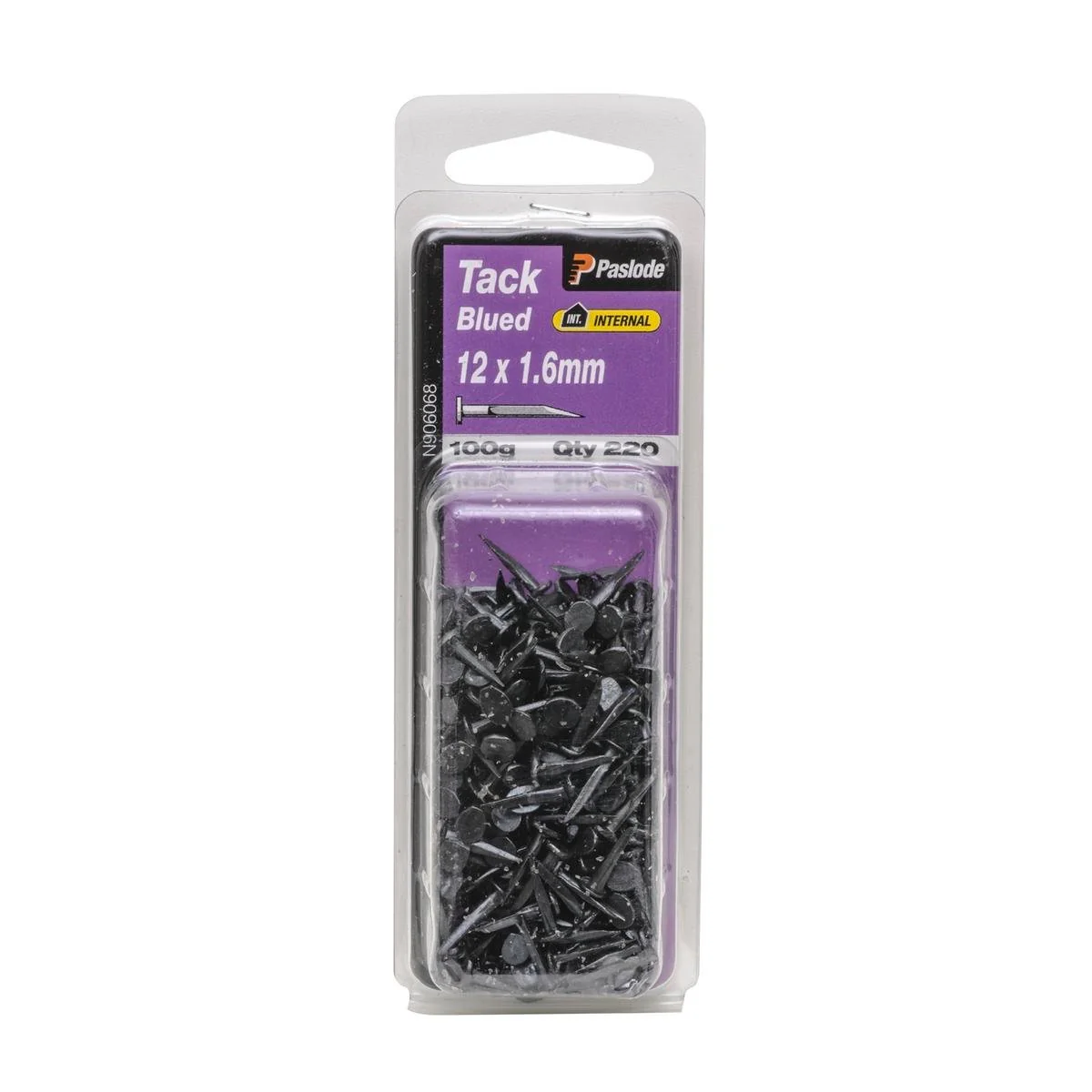 Paslode Tack Nails 12mm x 1.6mm Metal Black Strong Hold 220 Pack