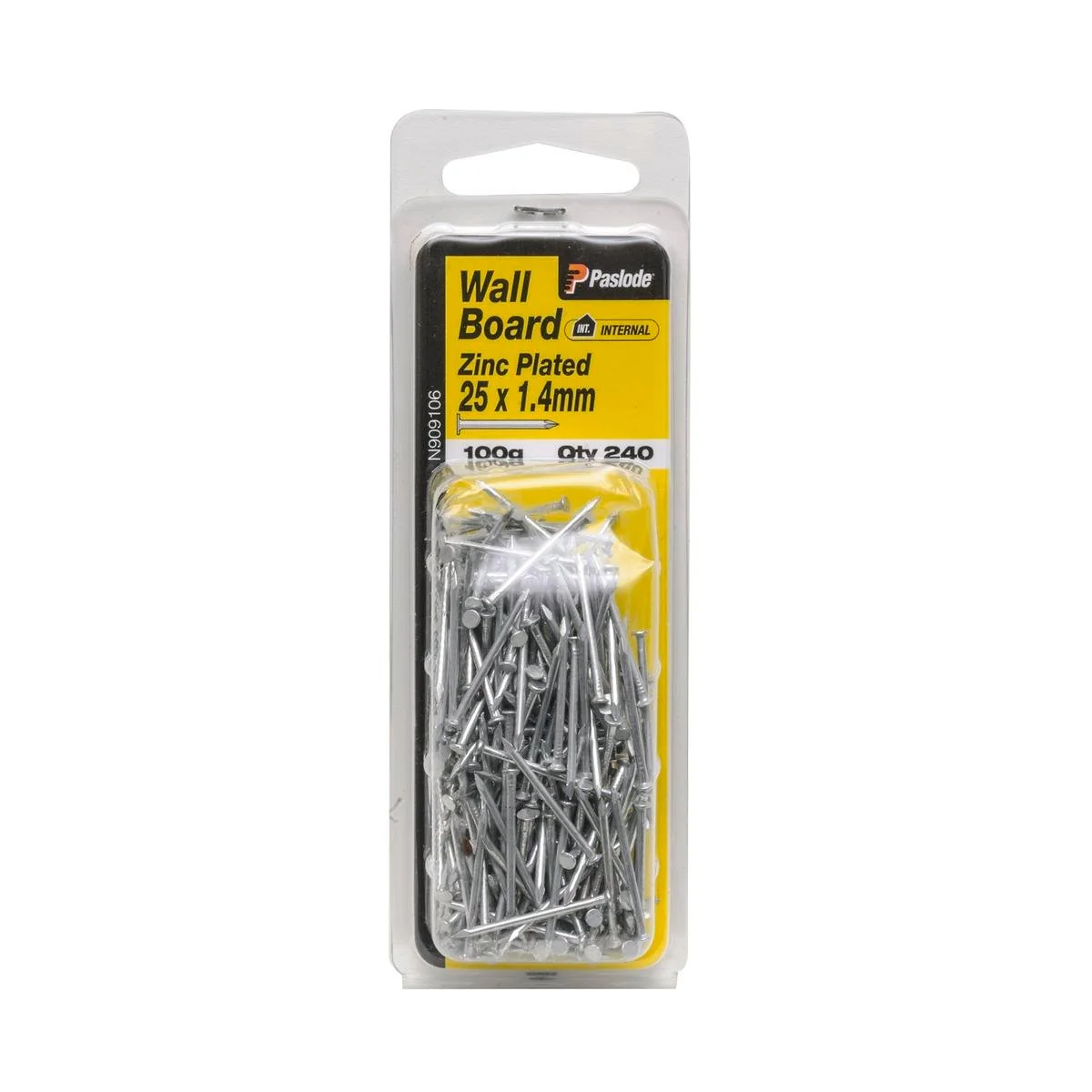 Paslode Wallboard Nails 25 x 1 4mm Zinc Plated 240 Pack Internal Use