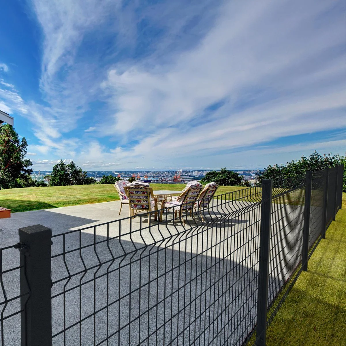Peak Black Steel Fence Brackets - Wire Grid Fencing 6 Pack - 107mm x 10mm x 115mm - Durable - Image 5