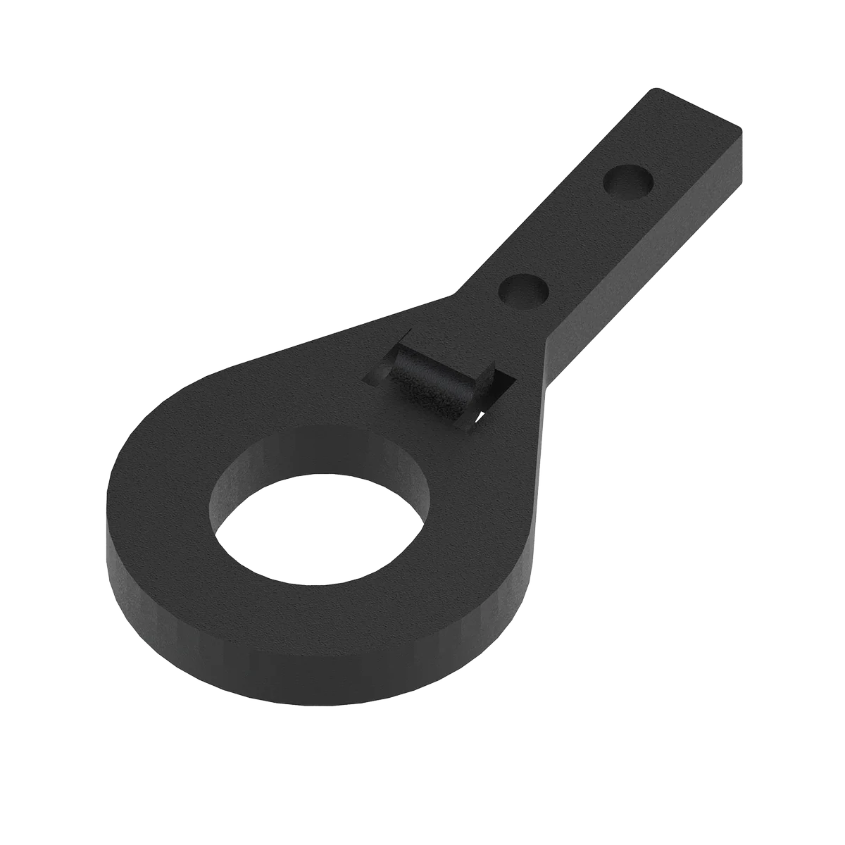 Peak No Dig Fencing Black Steel Cut Panel Brackets - 115mm x 61mm - Rust-Resistant