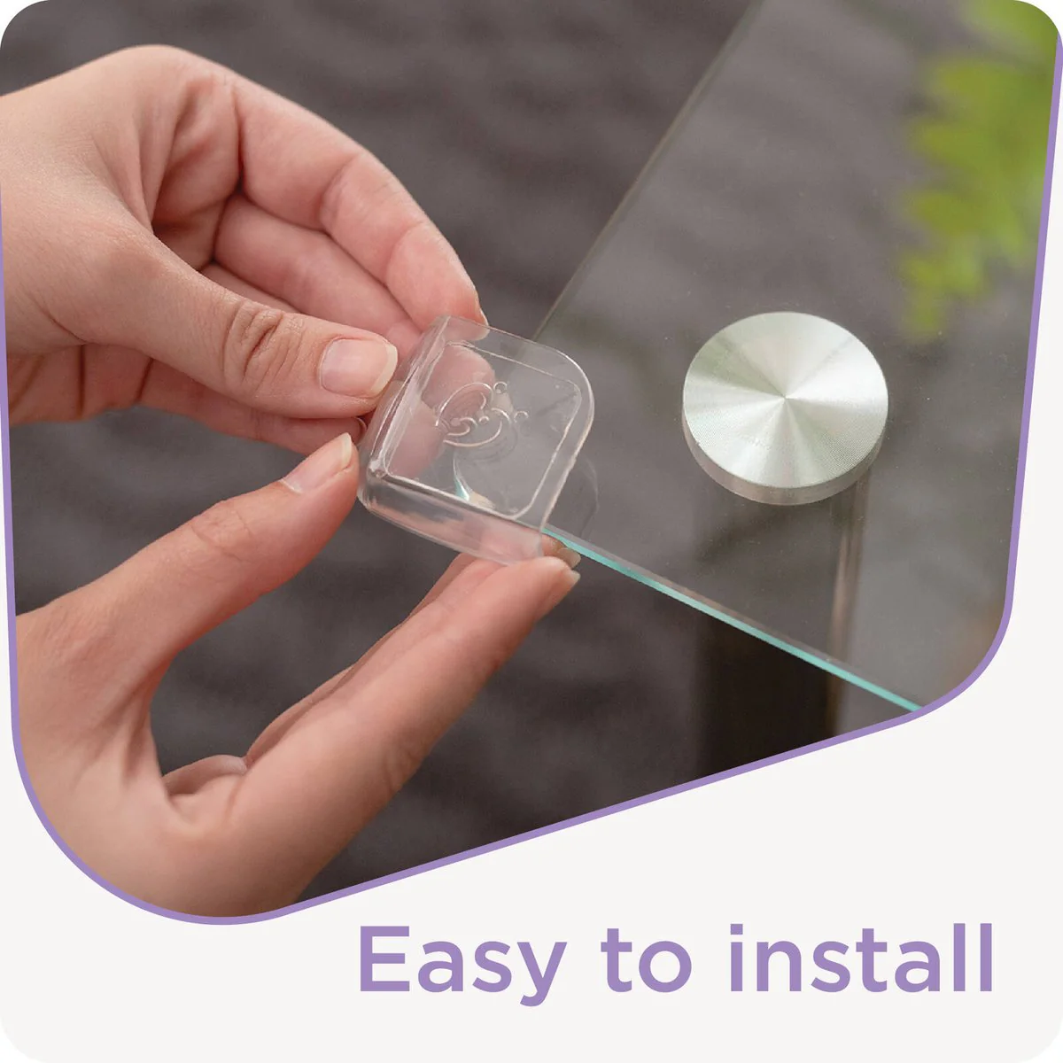 Perma Child Safety Clear Adhesive Corner Protectors 20 Pack - 40mm x 40mm - BPA-Free PVC - Image 5