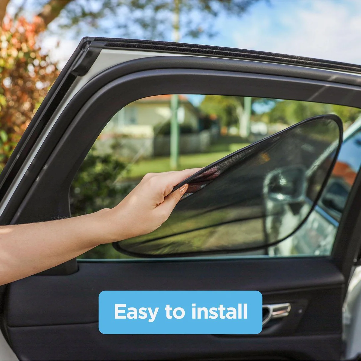 Perma Child Safety Static Cling Car Shade - 2 Pack - UPF 50+ - Easy Install - Image 3