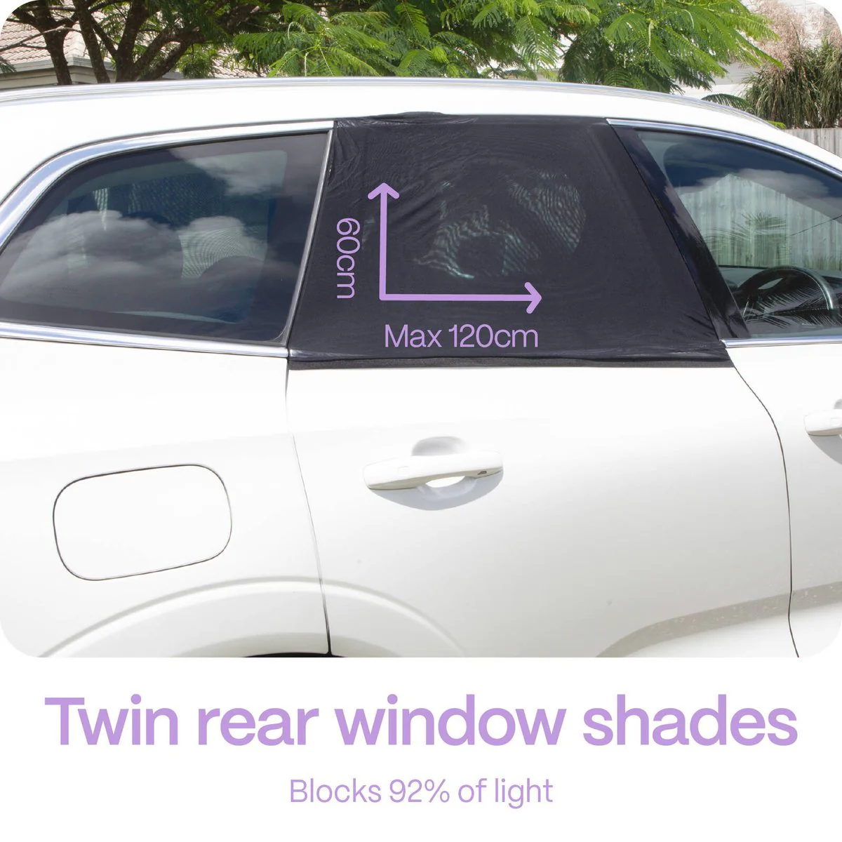 Perma Child Safety Travel Safety Kit - 3 Piece Set - Sunshades, Mirror, Sign - 120cm x 60cm - Image 3