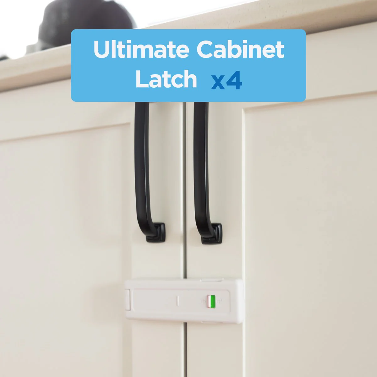 Perma Child Safety Ultimate Cabinet Latch 4 Pack - 120mm x 200mm - Secure Lock - Image 2