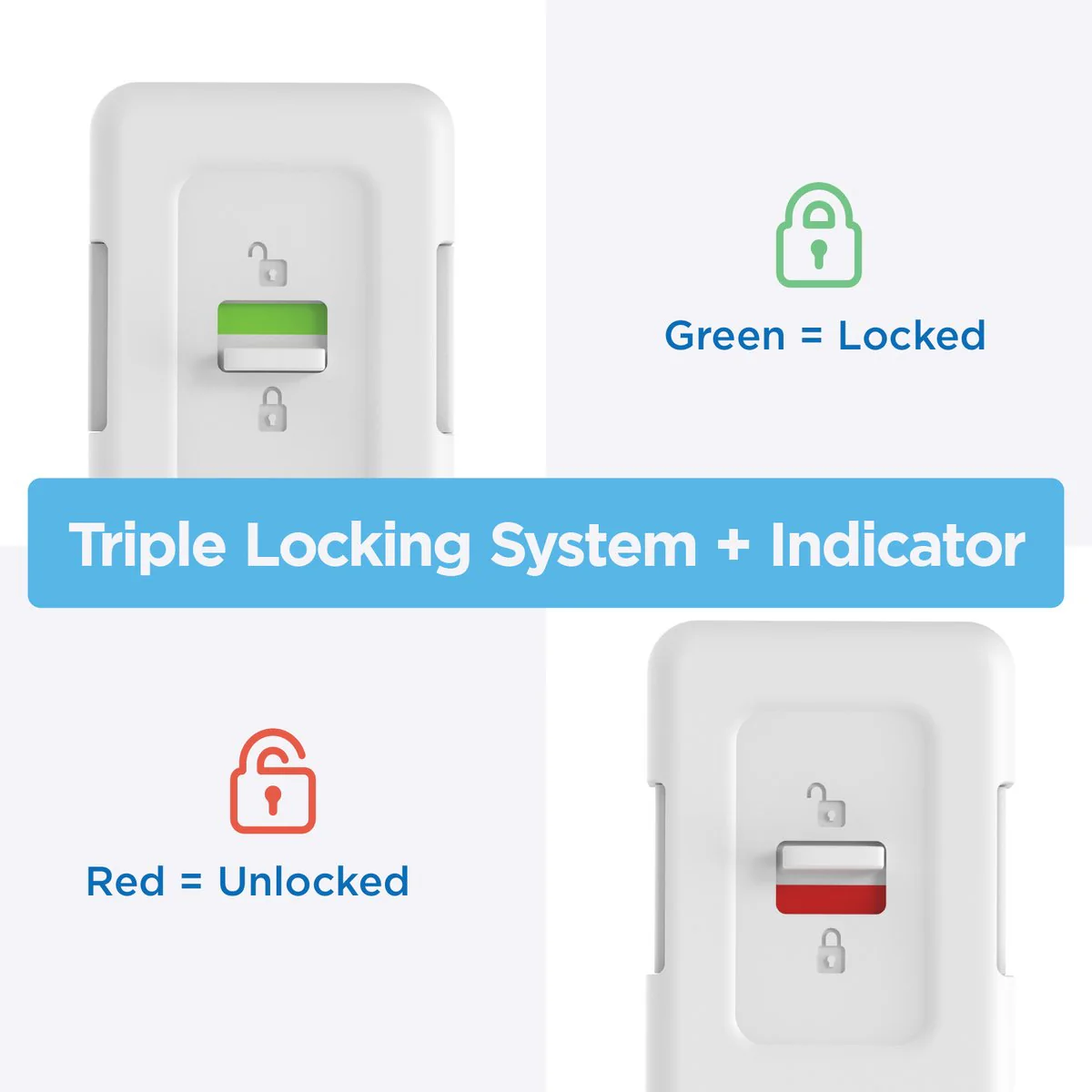 Perma Child Safety Ultimate Cabinet Latch 4 Pack - 120mm x 200mm - Secure Lock - Image 4