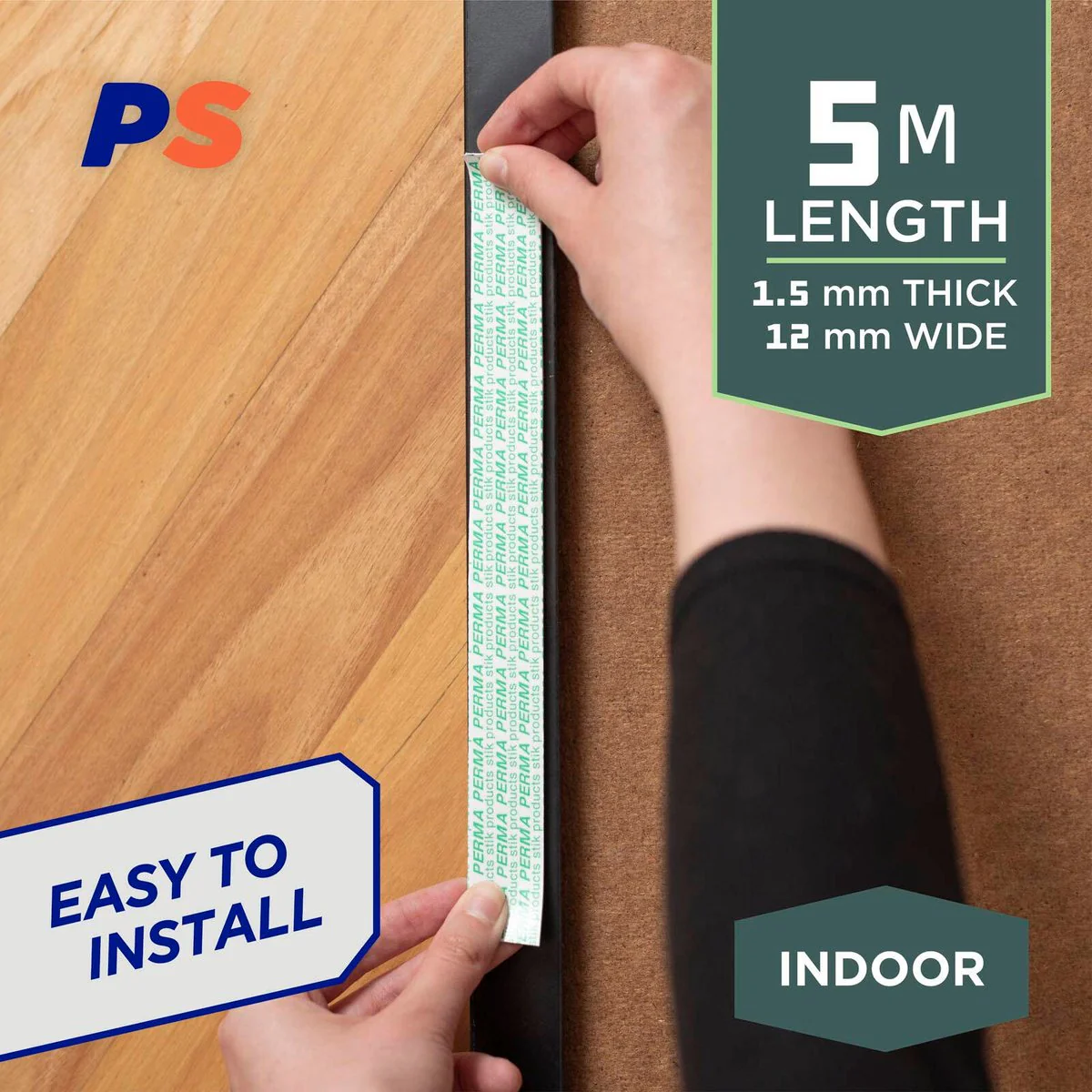 Permastik Indoor Mounting Tape - 12mm x 5m - EVA Foam - 5kg Hold - Image 3