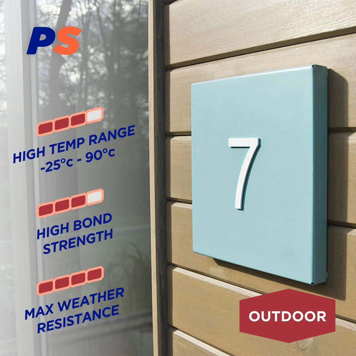 Permastik Outdoor Mounting Tape - 5m x 24mm - Foam - High Bond Strength - Image 4