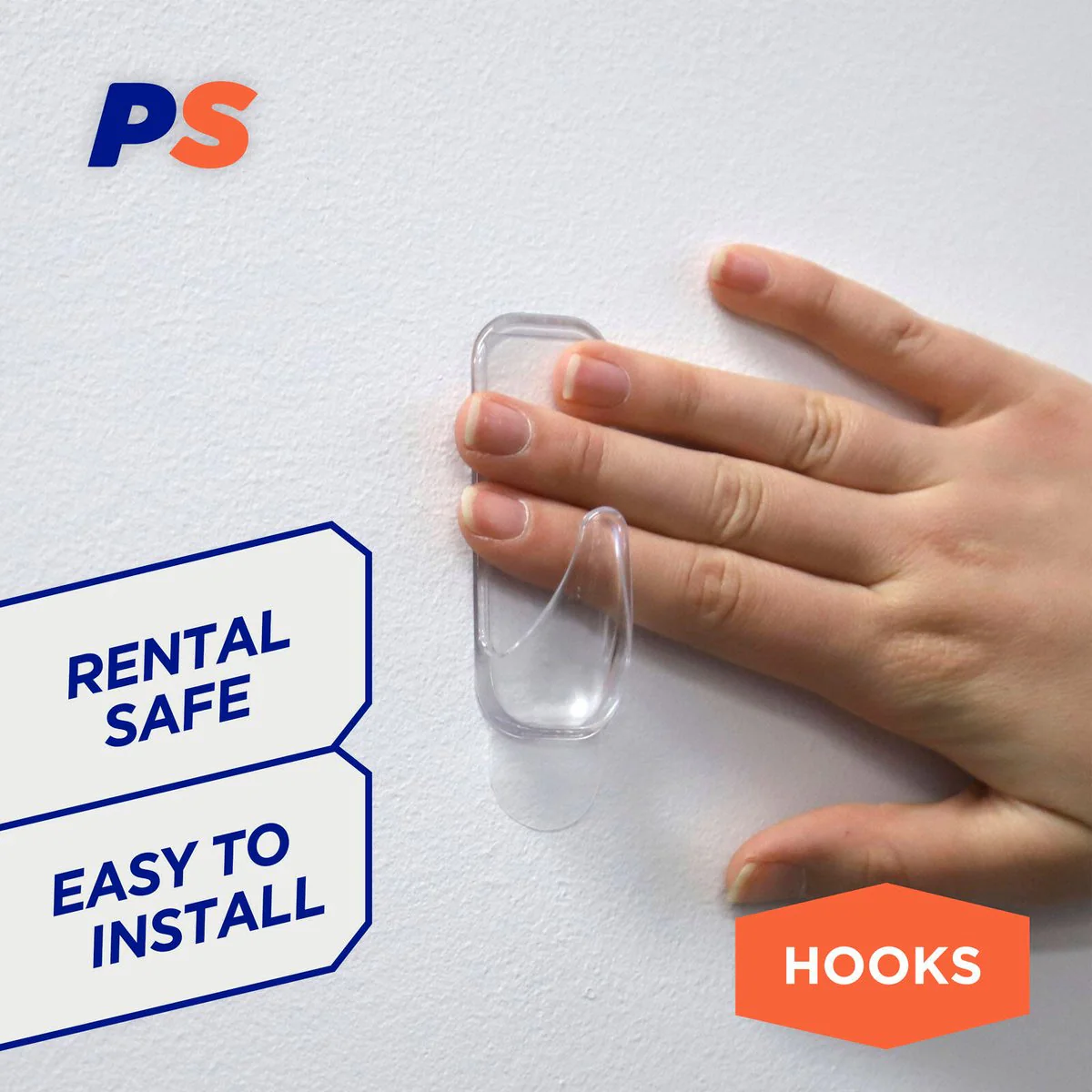 Permastik Urban Hooks - 4 Pack - Plastic - Removable Adhesive - Image 3