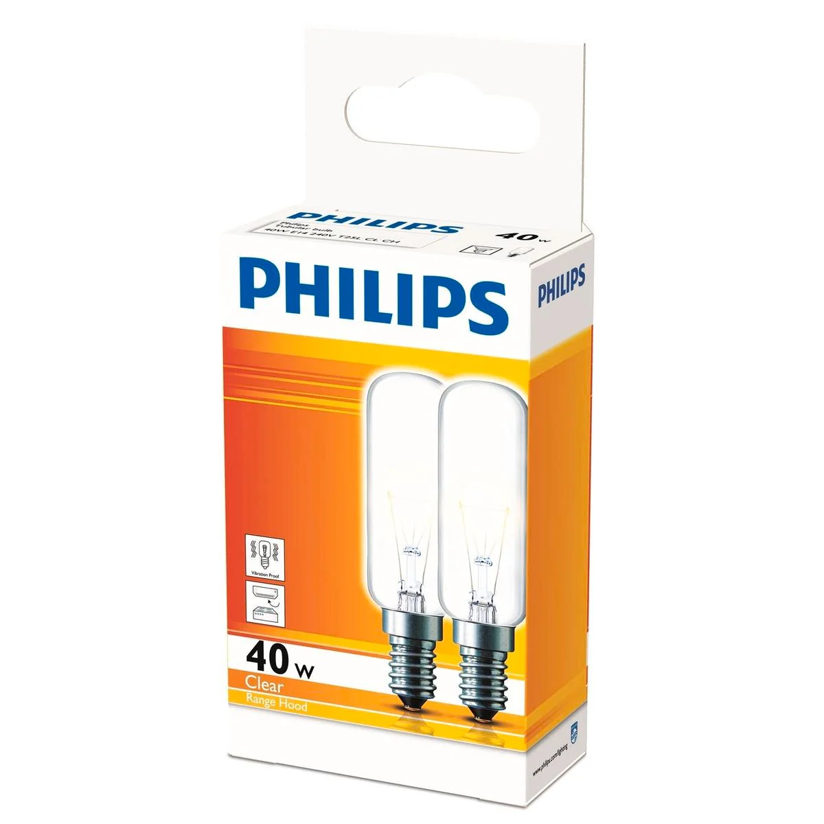 Philips Halogen Globe - 40W - Glass - Clear Light Output 270lm