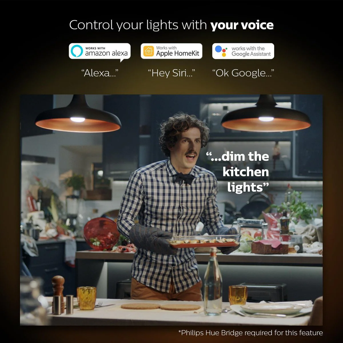 Philips Hue A67 B22 LED Smart Globe 15W 1600lm - Colour & White Light - Image 4